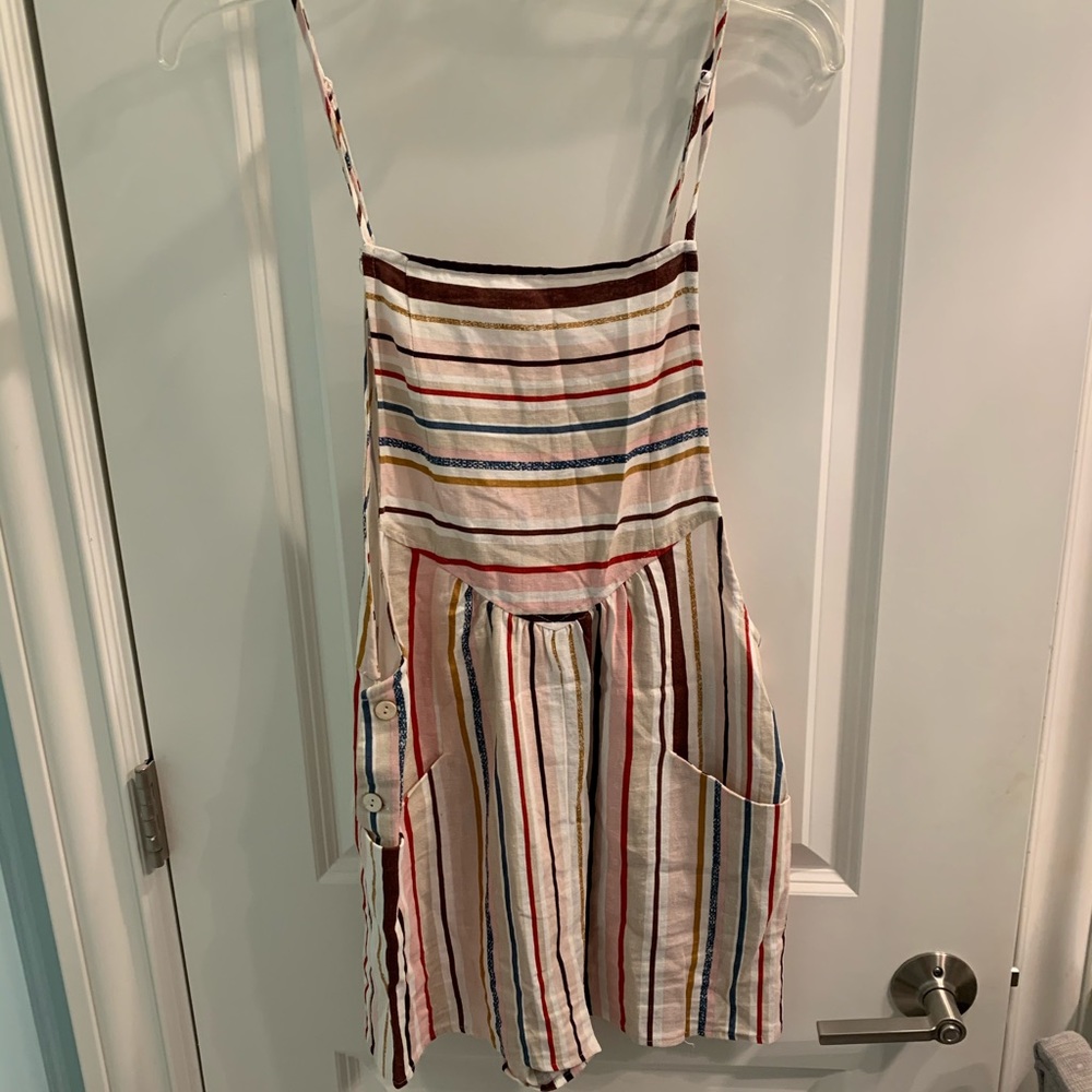 Striped romper
